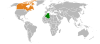 Location map for Algeria and Canada.