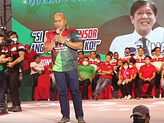 Philippine Elections 2022 Campaign - Bato Dela Rosa representing Sara Duterte