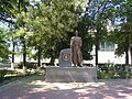 Monument to the founders of Bilyayivka - the Cossacks of the Black Sea Cossack Army. Victory Park, Bilyayivka