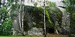 Felsplateau an der Wallburg Borgaberget