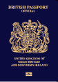 British biometric official passport