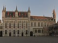 Bruges, complex of buildings around the townhall