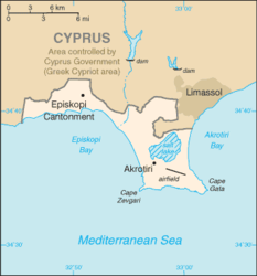 Akrotiri – Mappa