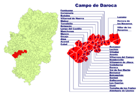 Localisation de Campo de Daroca