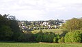 Vue des chalets et du centre de remise en forme.