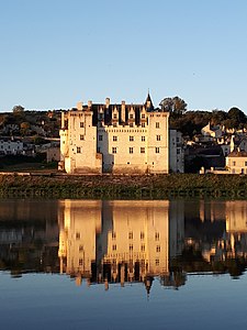 Loire facade of the château
