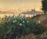 Flowers on the Riverbank at Argenteuil, 1877, Pola Museum of Art, Japan