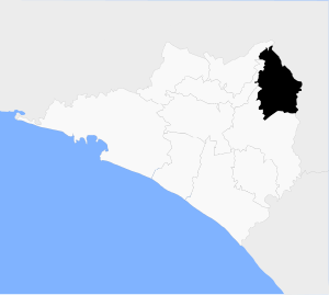 Municipality of Cuauhtémoc in the state of Colima