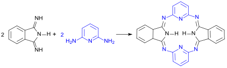 Hemiporphyrazin-Synthese mit 1,3-Diiminoisoindolin