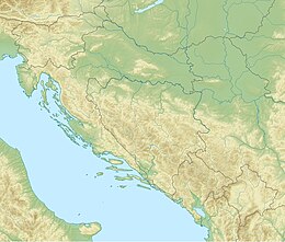 Veliki Školj is located in Dinaric Alps
