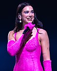 Dua Lipa, who performs "Dance the Night" on the soundtrack