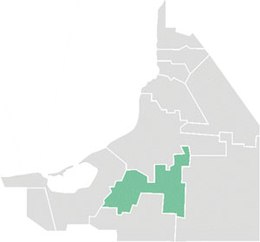 Comune di Escárcega – Mappa