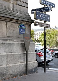 Panneau Histoire de Paris.