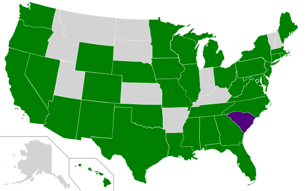 First place (popular vote or delegate count)