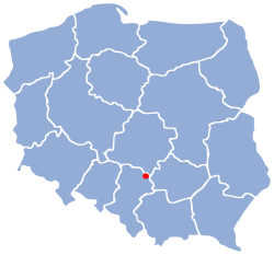 Розташування Гміна Кломніце