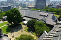 Honmaru Palace of Kumamoto Castle as seen from the Tenshu.