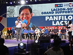 Philippine Elections 2022 Campaign - Ping Lacson in QMC