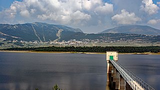 Vue depuis le barrage de Matemale