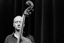 Lloyd Swanton performing with the Necks (2015) in Aarhus, Denmark