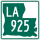 Louisiana Highway 925 marker