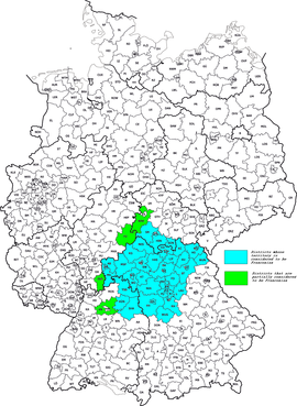 Location of Franconia