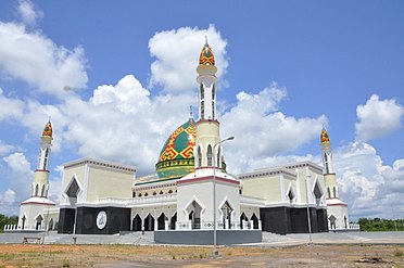 The Side Look of Al-Istiqlal Great Mosque in Murung Raya Regency