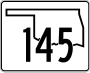 State Highway 145 marker