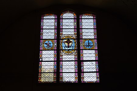 Upper window in nave