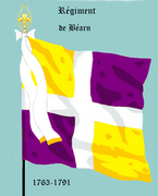 Drapeau d'ordonnance du régiment de Béarn