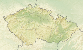 Map showing the location of Poodří