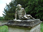 Statue of Dying Gaul about 5m south-west of balustrade of Praeneste