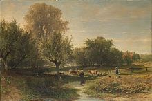 William Roelofs (1867): Landscape with cattle in Osterbeek (Gelder-land province) – Amsterdam Museum. I think you should go there.