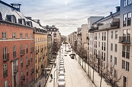 New urbanist Sankt Eriksområdet quarter in Stockholm, Sweden, built in the 1990s