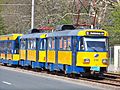 Tatra T4D-M-train with low-floor trailer (NB4), Leipzig