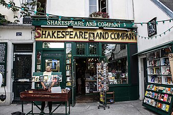 La librairie Shakespeare and Company en 2004.