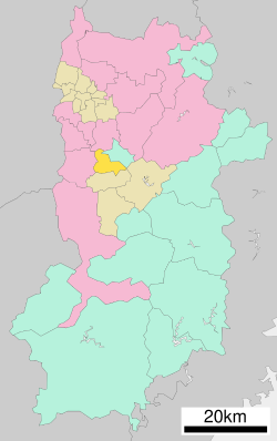 Location of Takatori in Nara Prefecture