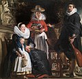 Autorretrato del artista con su familia, por Jacob Jordaens (1593–1678).