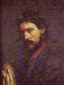 Yale University Art Gallery. The Veteran: Portrait of George Reynolds (c.1886). Irish-born. Civil War veteran, recipient of the Medal of Honor. Widower. Entered PAFA in 1882. The diver in Swimming. First curator of ASL. Became an illustrator. Died NYC, 1891 (age 52).[31]