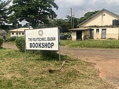 The_signpost_of_the_Bookshop,_Polytechnic_of_Ibadan