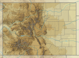 Location of Horsetooth Reservoir in Colorado, USA.