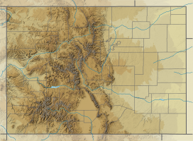 Zenobia Peak is located in Colorado