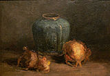 Still Life with Ginger Jar and Onions, 1885, The McMaster Art Gallery, Hamilton, Ontario (F104a)