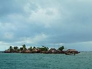 Image of island settlement of Cartí Sugtupu