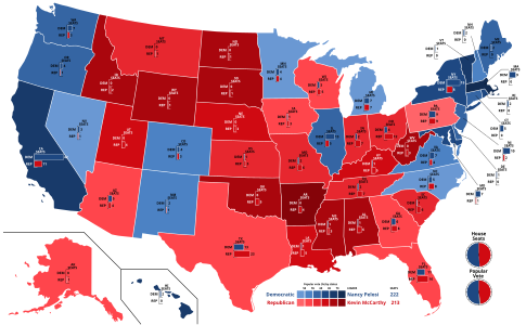 Popular vote by states