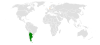 Location map for Argentina and Denmark.