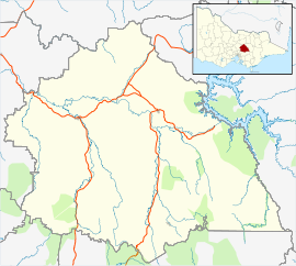 Homewood is located in Shire of Murrindindi