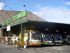 Baliwag Transit bus terminal in Cubao, Quezon City