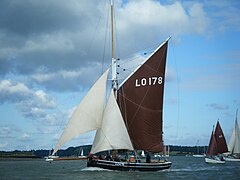 A bawley Bona (LO178) built by Aldous of Brightlingsea in 1903