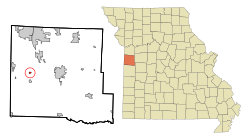 Location of Lake Annette, Missouri