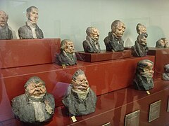 Esculturas caricaturescas de Daumier.